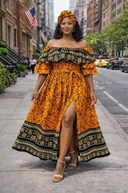 Ankara gowns designs 